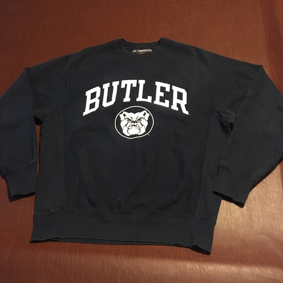 Reverse Weave Butler Crewneck Sweater S - Picture 1 of 7